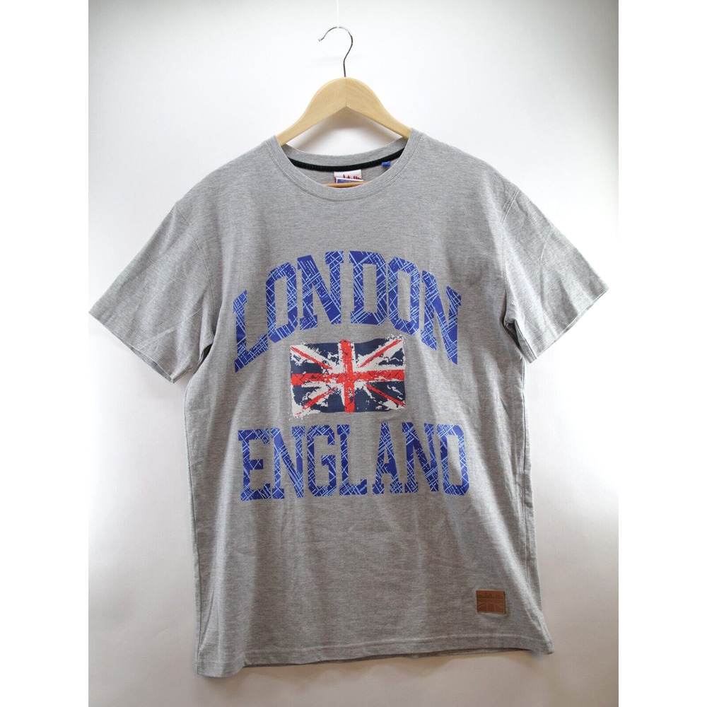 London England United‎ Kingdom T Shirt Adult Medium Gray
